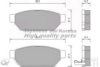 ASHUKI C017-01A Brake Pad Set, disc brake